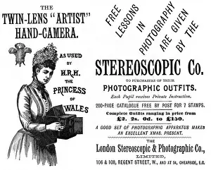 Endorsement: Advert for Stereoscopic Company