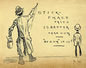 Sticking: Advertisement for Stickphast Paste