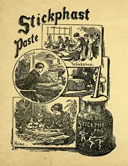 Sticking: Advertisement for Stickphast Paste
