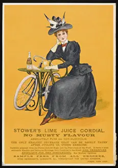 Gigot: Advert for Stower's lime juice 1890s