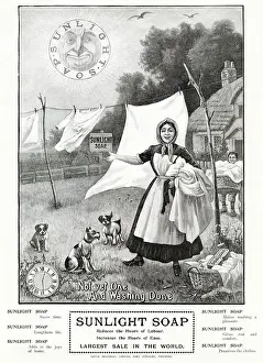 Laundry: Advert for Sunlight Soap 1902