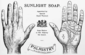 Palmistry: Advertisement for Sunlight Soap