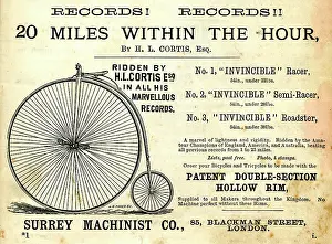 Invincible: Advertisement, Surrey Machinist Co