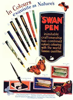 Pens: Advert, Swan Fountain Pen