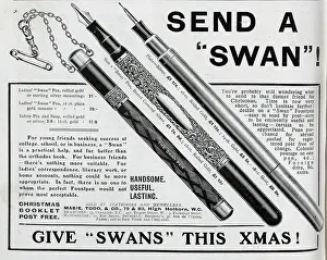 Mountings: Advertisement for Swan Pens