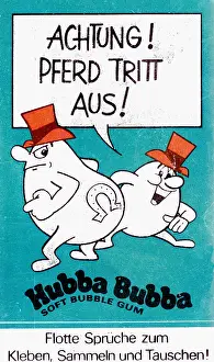 Pferd: advertising, sweet / candy, soft gum Hubba Bubba