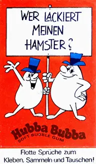 Hamster: advertising, sweet / candy, soft gum Hubba Bubba