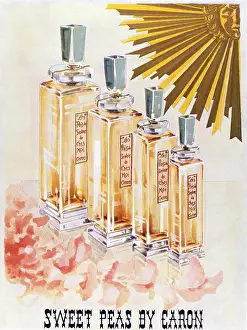 Peas: Advertisement for Sweet Peas perfume by Caron
