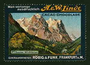 Cacao: advertising, sweets, cacao, chocolade, A. & W