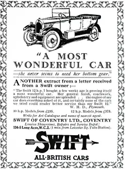 Salesman: An advertisement for Swift cars
