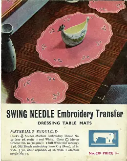 Needle: Advertisement, Swing Needle Embroidery Transfer