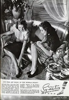 Girlfriends: Advert for Sy-metra stockings