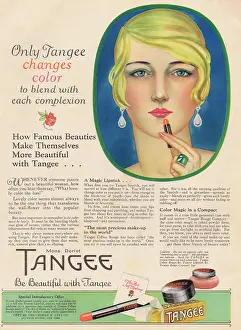 Creme: Advert for Tangee make-up (1926)