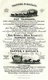 Wagons: Advert, Tanner & Baylis, Cheltenham