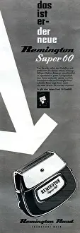 Shaver: advertising, technics, Remington electronic shaver