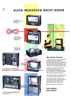 Technics: advertising, television set, TEFI, advertisement