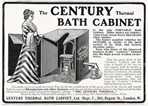 Portable: Advert for Thermal Bath Cabinet 1903