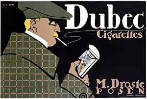 Wilhelminian: advertising, tobacco, cigarettes, Dubec Cigarettes