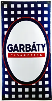 Cigaretten: advertising, tobacco, cigarettes, enamel sign