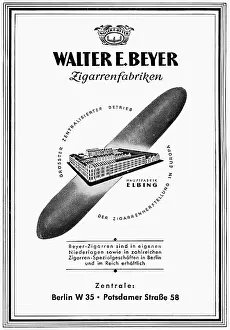 Beyer: advertising, tobacco, cigars, Walter E. Beyer
