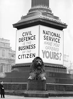 Citizen: Advertising in Trafalgar Square, 1939