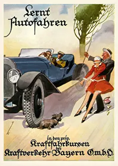 Overrun: advertising, transport, car, driving school