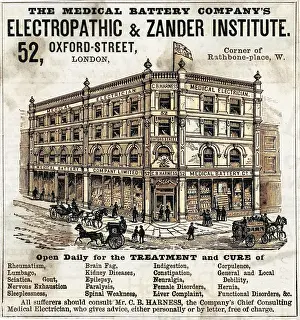 Electropathic: Advert for treatment for illnesses 1889