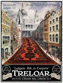 Treloar: Advert for Treloar carpets 1918
