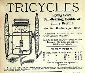 Tricycles: Advertisement for Tricycles