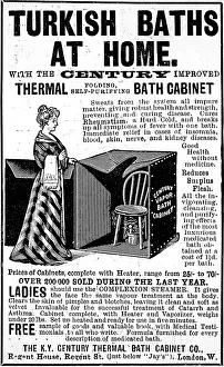 Vapour: Advert for Turkish Bath 1900