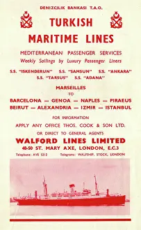 Walford: Advert, Turkish Maritime Lines