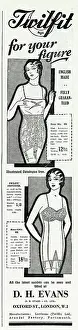 Merits: Advert for Twilfit corsets 1931