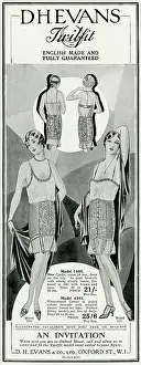 Girdles: Advert for Twilfit underwear 1928