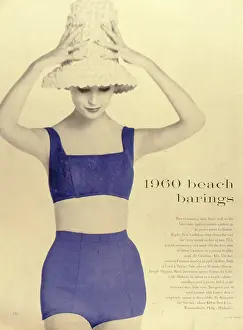 Sinclair: Advertisement for two-piece swimsuit