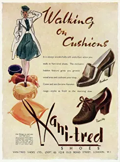 Flaps: Advert for Vani-tred shoes 1941