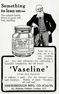 Emergencies: Advertisement for Vaseline petroleum jelly