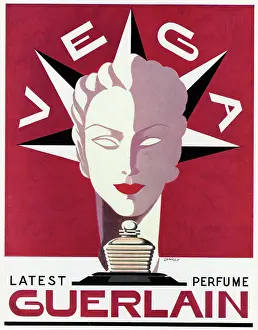 Guerlain: Advert for Vega perfume by Guerlain 1937