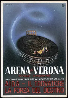 Verona: ADVERT/VERDI OPERA 1953