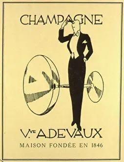 Veuve: Advertisement for Veuve A Devaux champagne