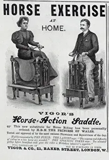Vigor: Advertisement, Vigor's Horse-Action Saddle