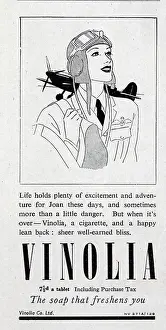Soaps: Advert for Vinolia Soap