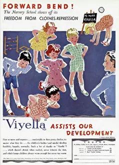 Viyella: Advert for Viyella childrens clothes 1936