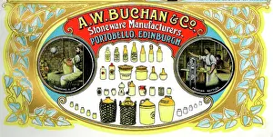 Stoneware: Advert, A W Buchan & Co, Stoneware Manufacturers, Portobello