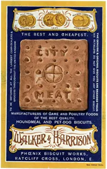 Cheapest: Advert for Walker & Harrison dog biscuits