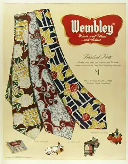 Wembley: Advertisement for Wembley Ties