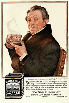 Relaxes: Advert for White House Coffee