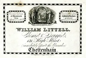 Pharmacist: Advert, William Littell, Chemist & Druggist