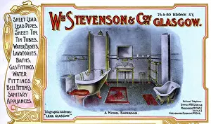 Sanitary: Advert, William Stevenson & Co, Glasgow
