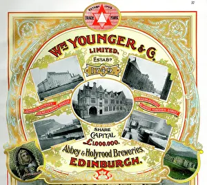 Pounds: Advert, William Younger & Co, Breweries, Edinburgh