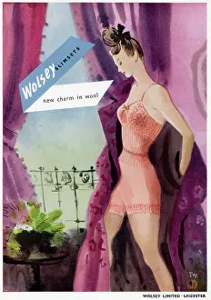 Wolsey: Advert for Wolsey combination underwear 1948